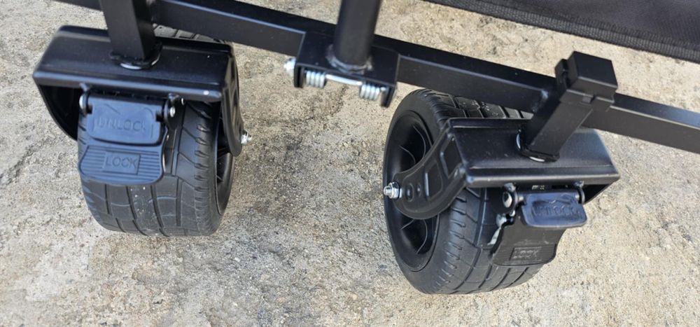 Сгъваема количка за багаж - идеална за пясък и неравни терени