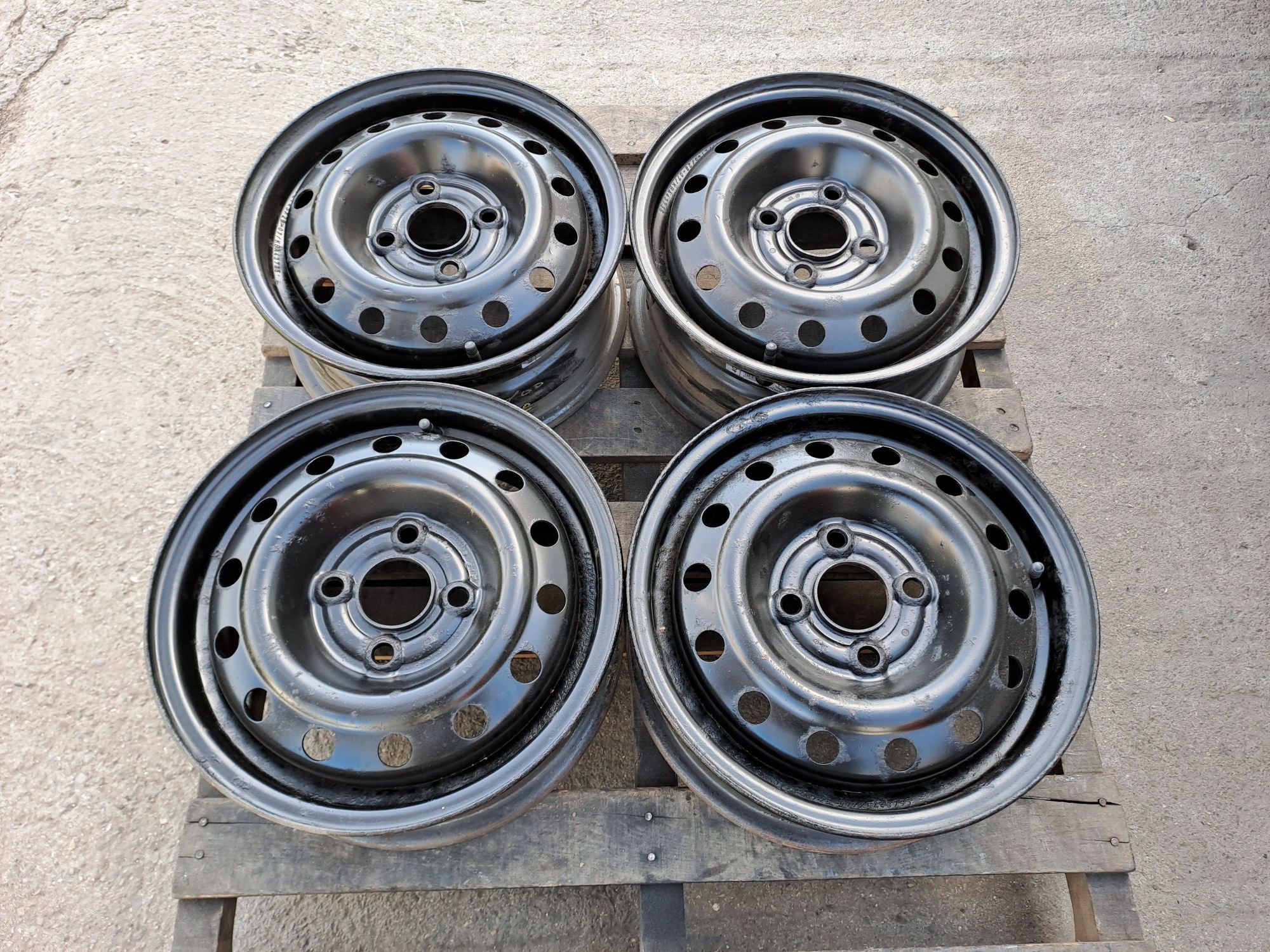 4броя 13" 4Х100мм, 5J ET 45, 4X100mm Chevrolet, DAEWOO