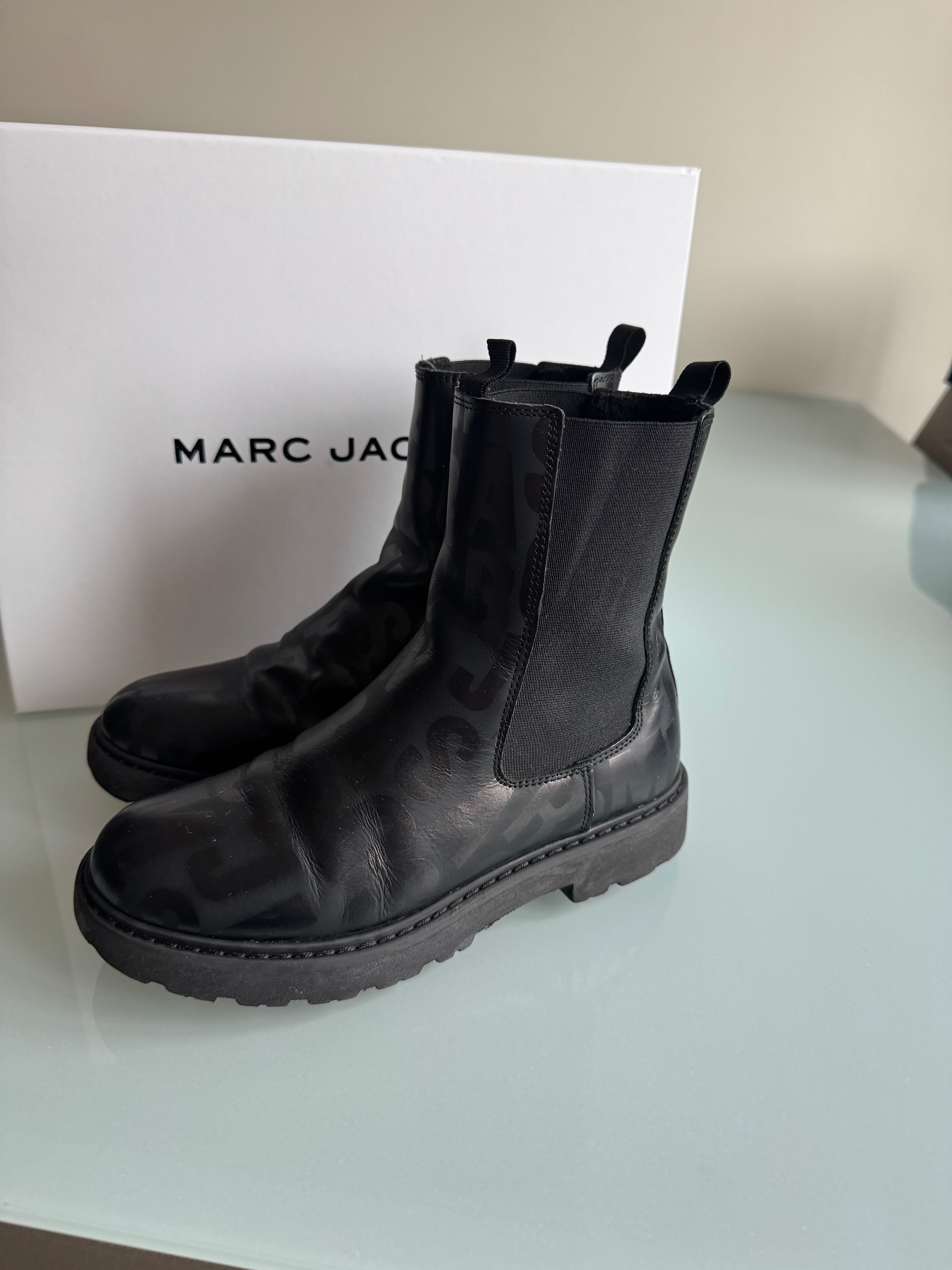 Детски кожени боти Marc Jacobs