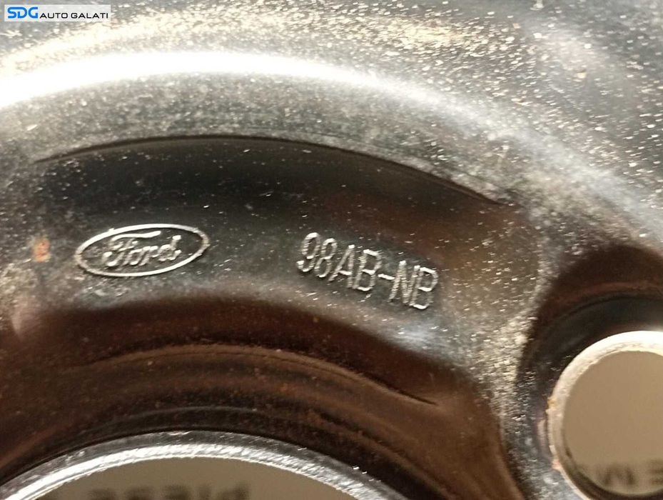 Roata Janta Tabla Rezerva Slim 4x108 4Jx15x40 T125 80 R15 Ford Fiesta 5 2002 - 2008 Cod 98AB-NB 2150836 [M7242]