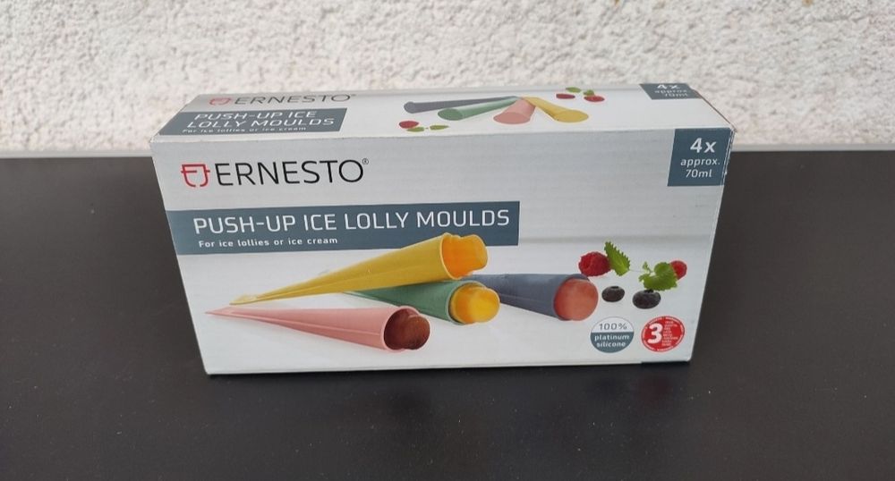 Set 4 forme din silicon pentru acadele gheata inghetata ernesto copii