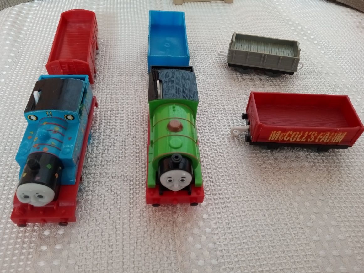 Thomas & Friends Tomy , traseu , 2 trenuri , doc Brandam