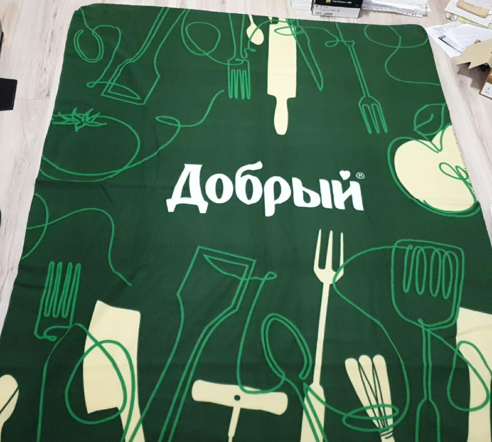 Плед новый брендированный