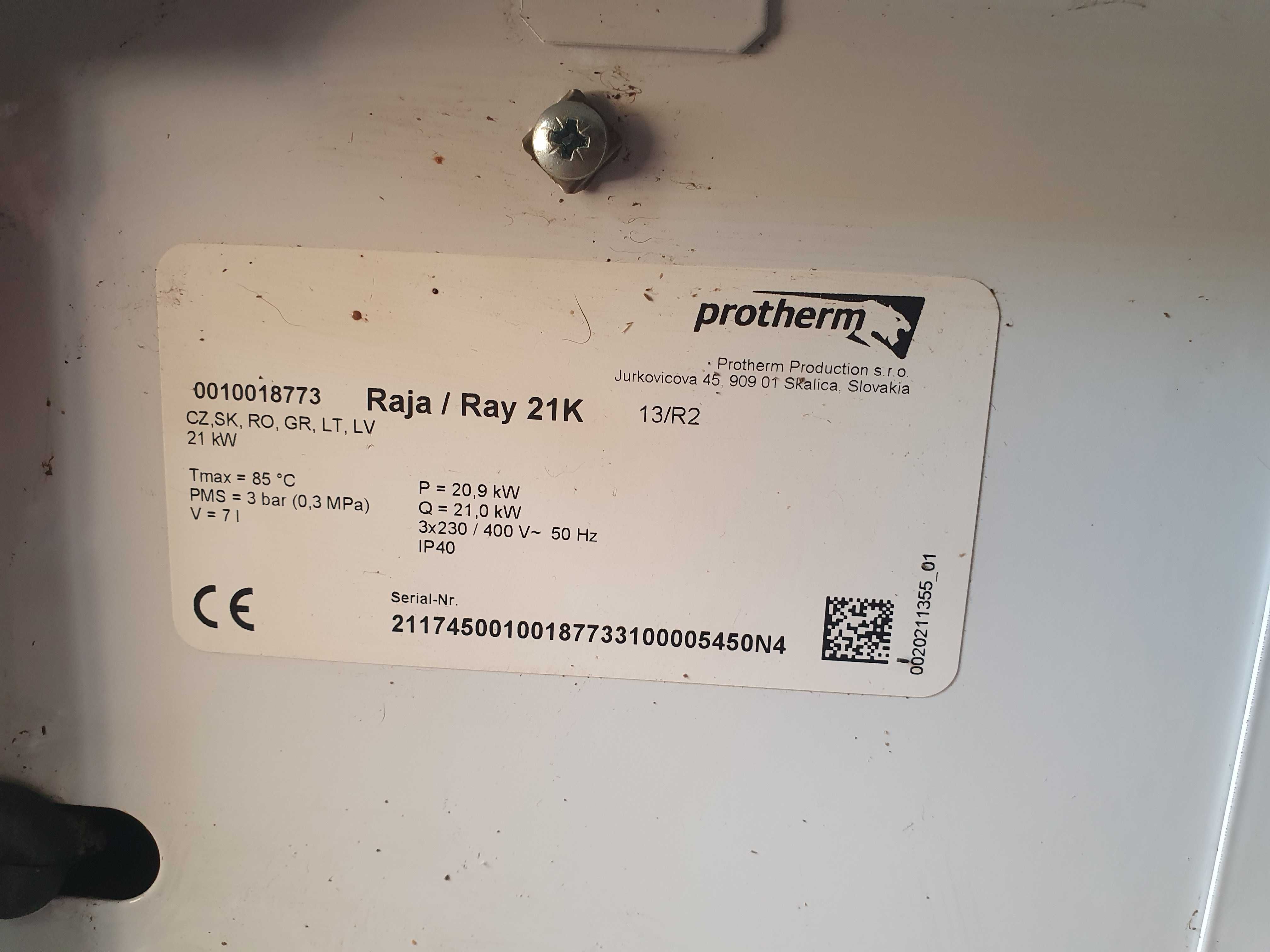 Centrala electrica Protherm Ray 21 k-trifazat