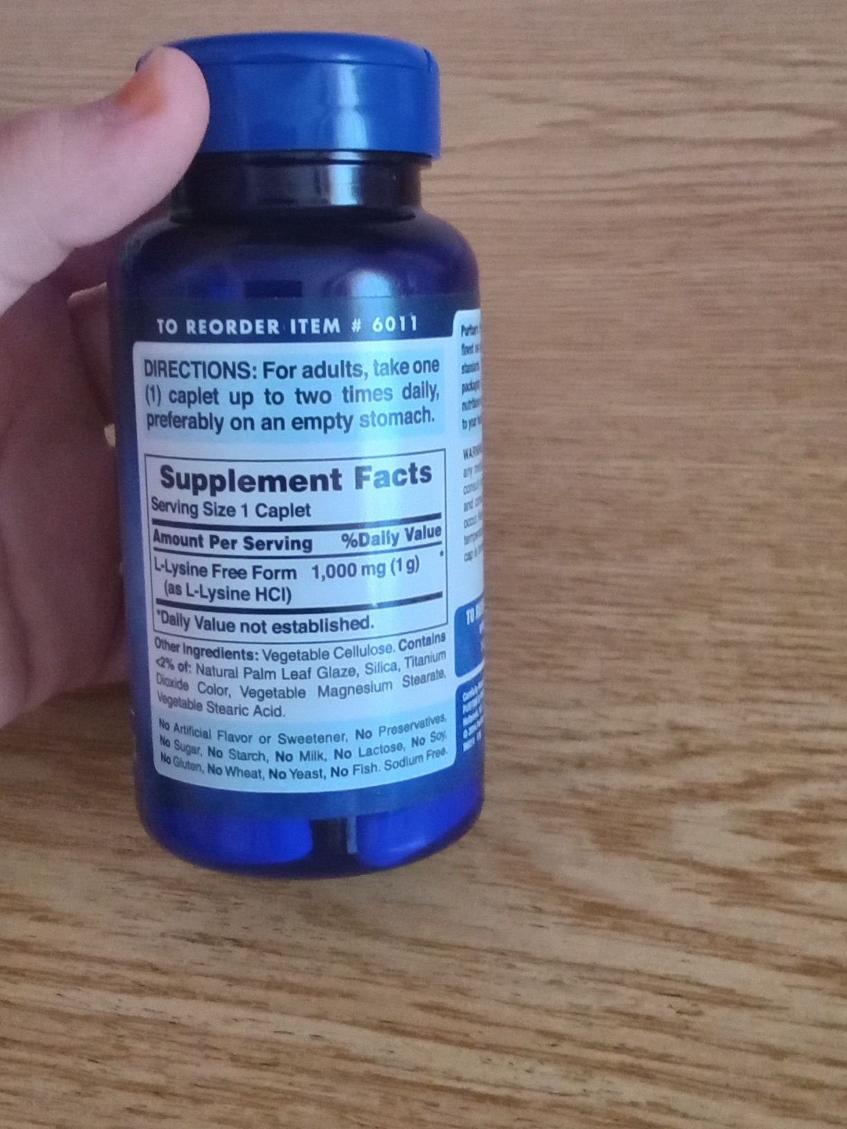 L-Lysine 1000 mg