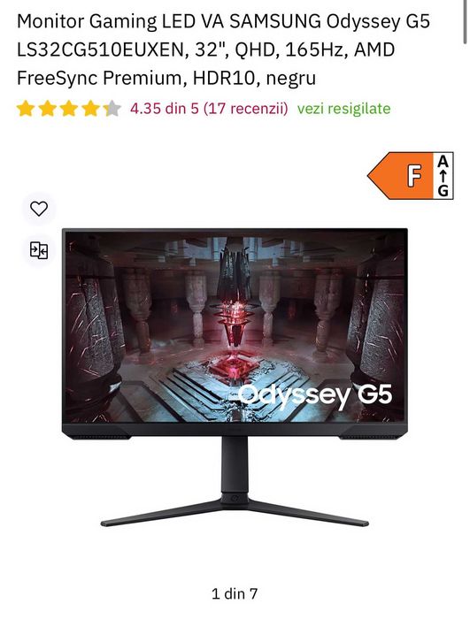 Monitor Samsung nou cu factura
