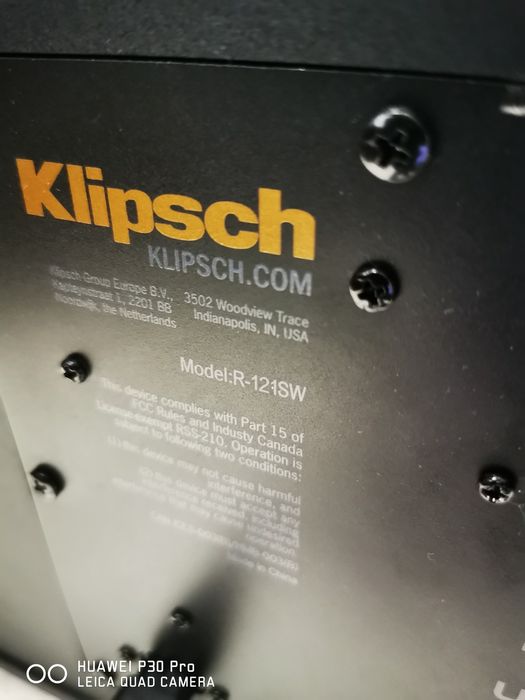Subwoofer amplificat 12 inch, Klipsch R121 SW