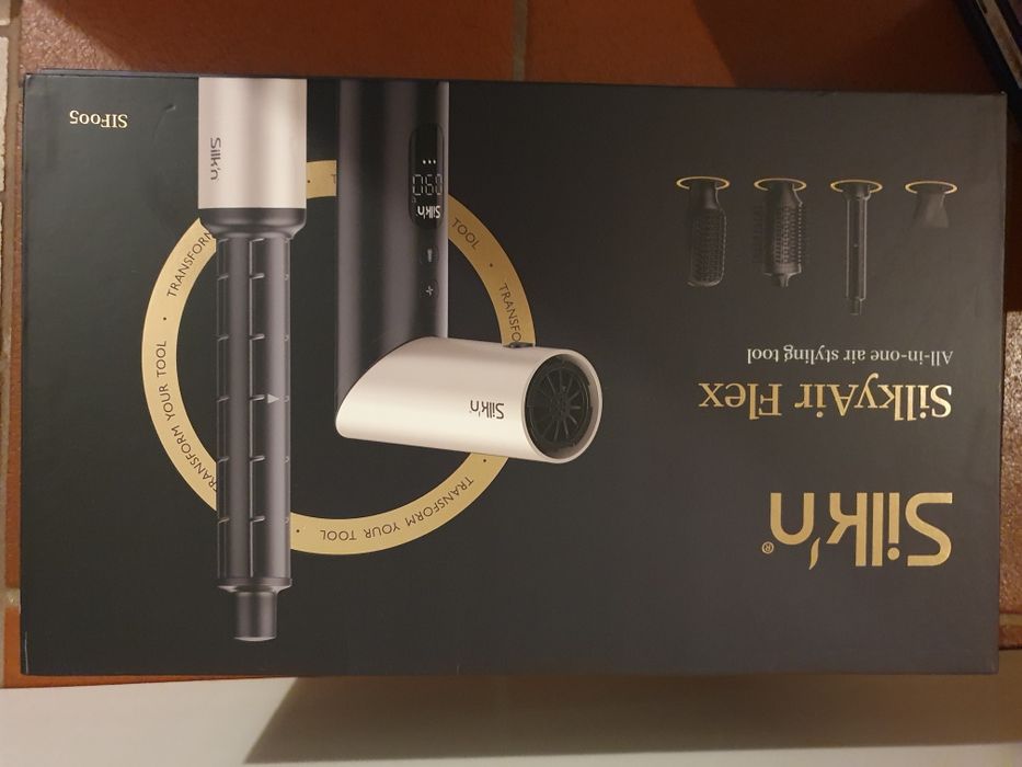 Сешоар и маша SILK'N SilkyAir Flex златен