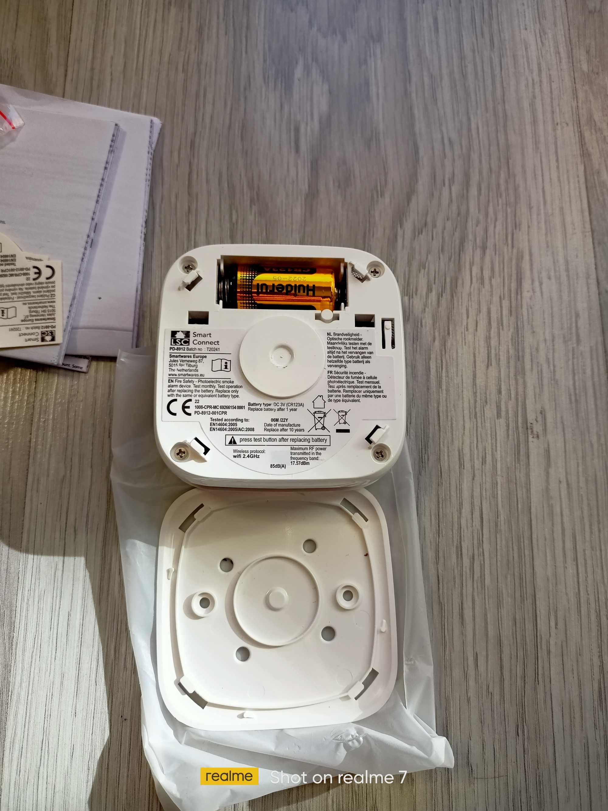 Смарт детектор за дим LSC Smoke Alarm WiFi