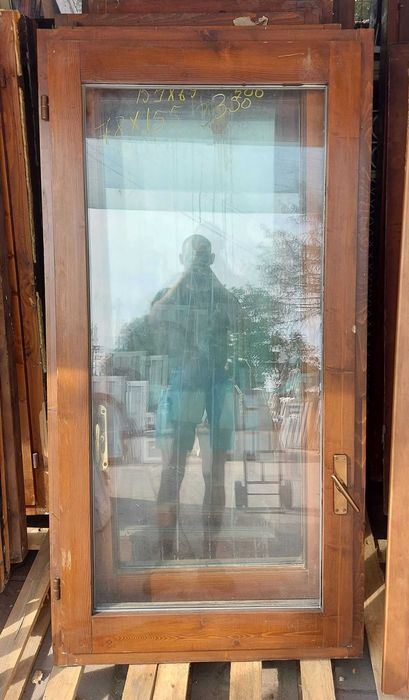 Ferestre second-hand din LEMN sau PVC cu geamuri TERMOPAN