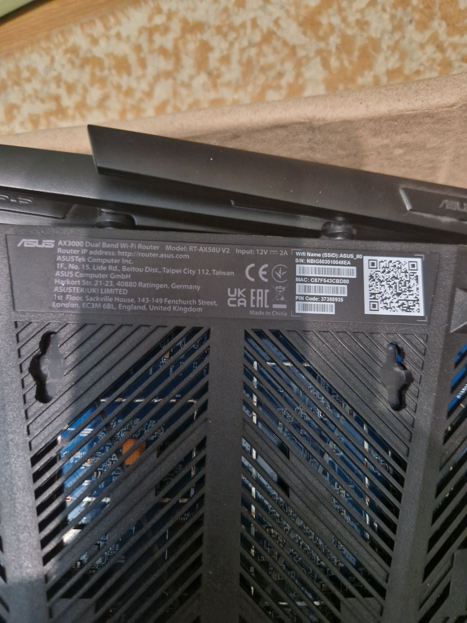 Asus  AX3000 RT-AX58U