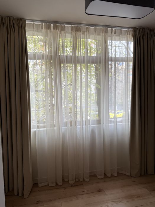 Perdea la comanda din voal