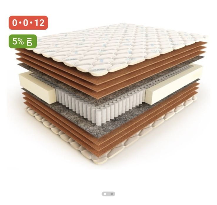 Матрас совершенно новый, размеры 80х200