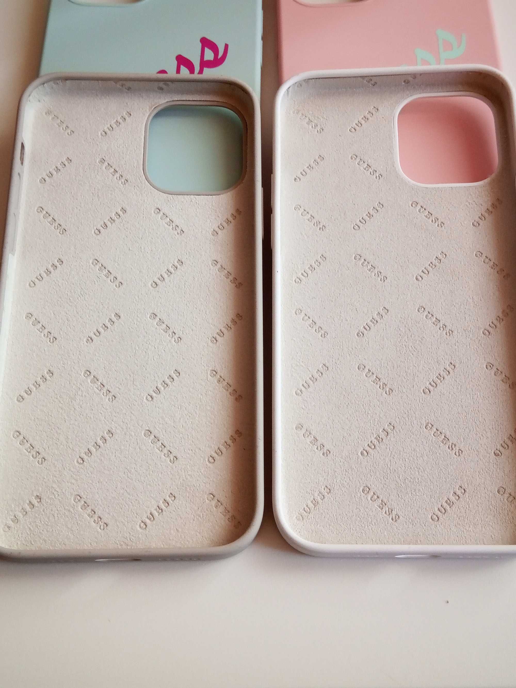 Гръб Guess Silicone Vintage за iPhone 12, iPhone 12 Pro