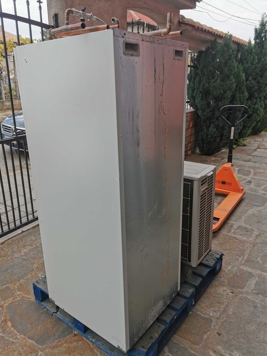 Термо помпа Mitsubishi + Mitsubishi 200 литра хидра танк за отопление