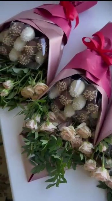 Подарок Клубника в шоколаде Каллебаут заказать Алматы Подарить