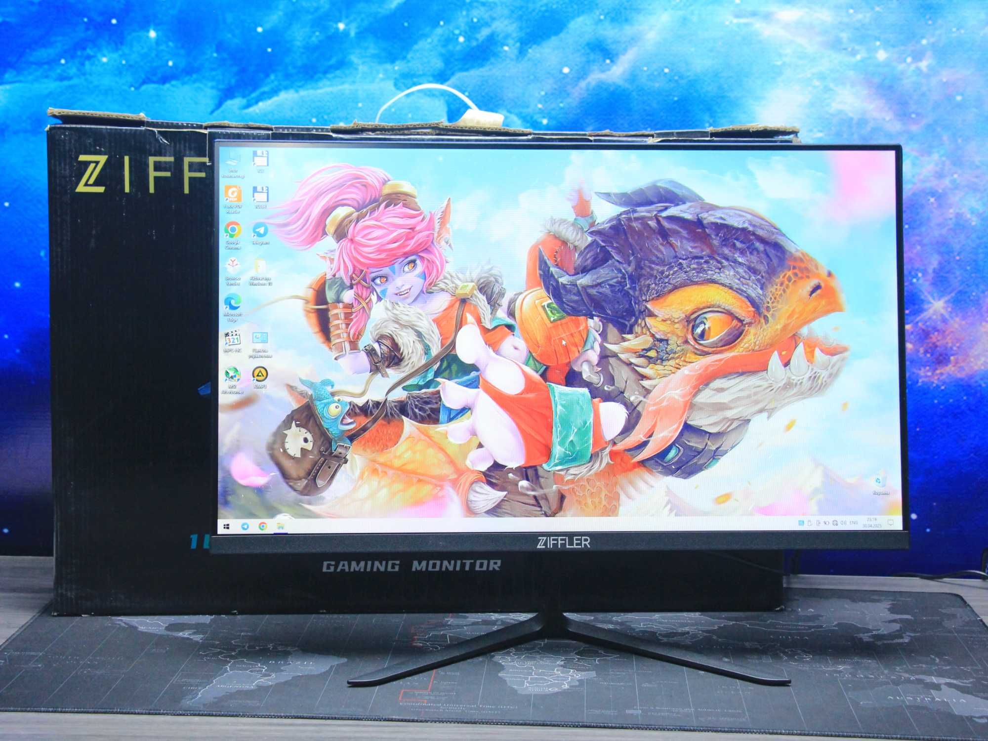 Ziffler 24" 165Hz monitor arzon narxda
