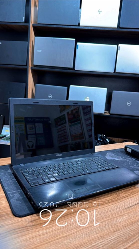 Asus 4.500hdd  word excel shunga oxshash dasturlar uchun juda qule……..