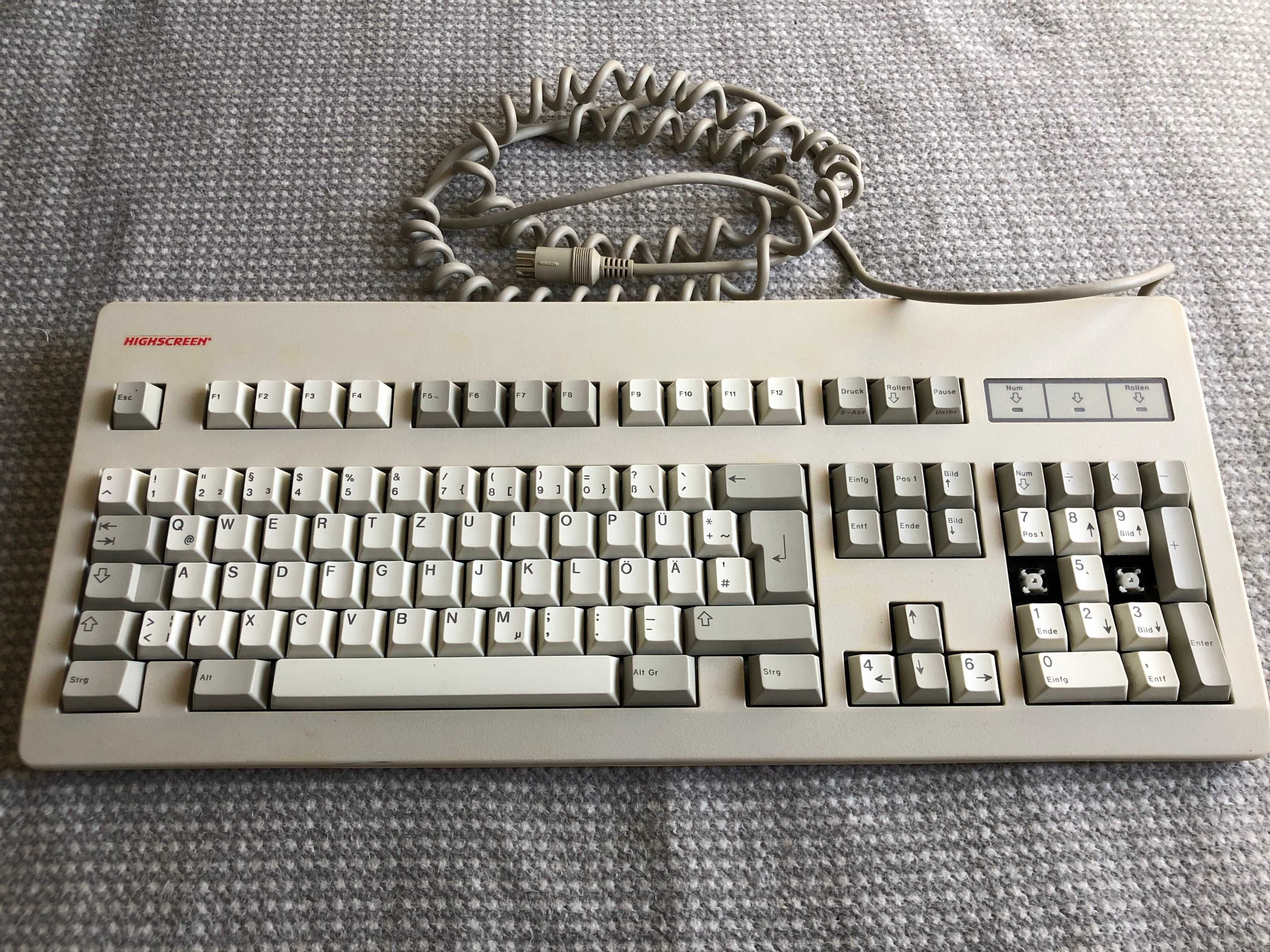 Tastatura veche vintage colectie PS2 AT IBM, Cherry, Compaq, Digital