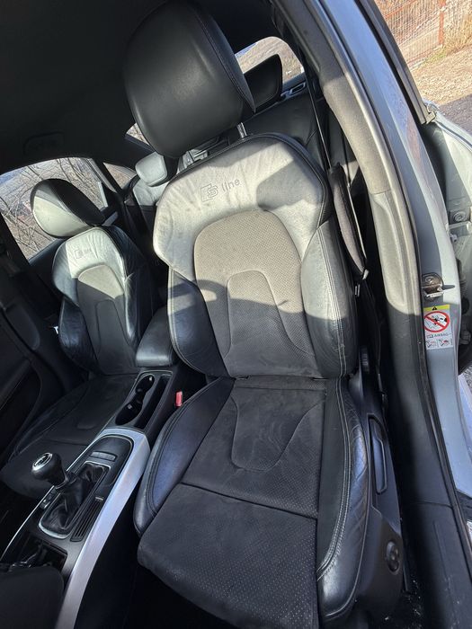 Set scaune audi a4 b8.5 b8 s line alcantara FARA INCALZIRE!