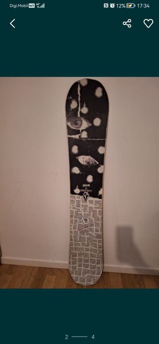 Placa snowboard Nitro Volcom 158 model 2020