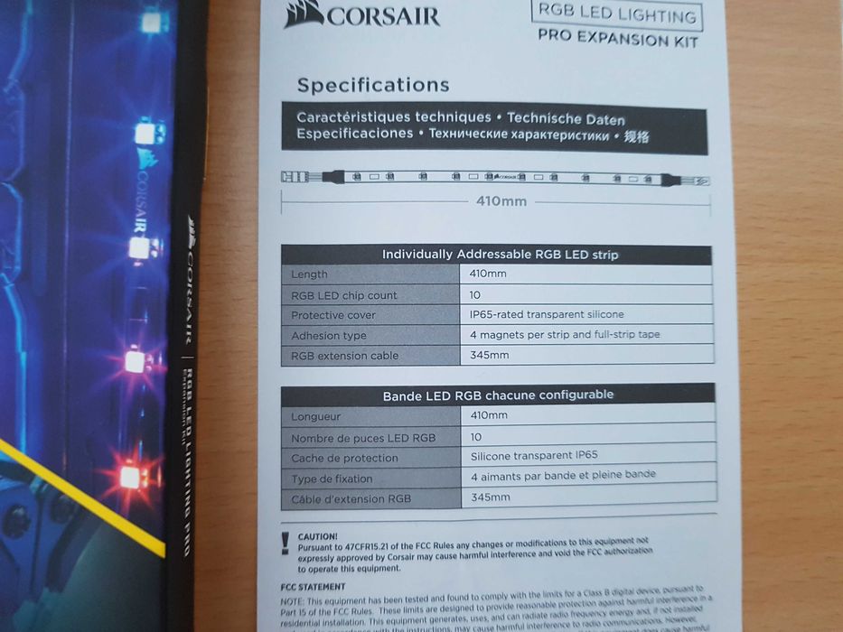 CORSAIR RGB LED Lighting PRO Expansion Kit