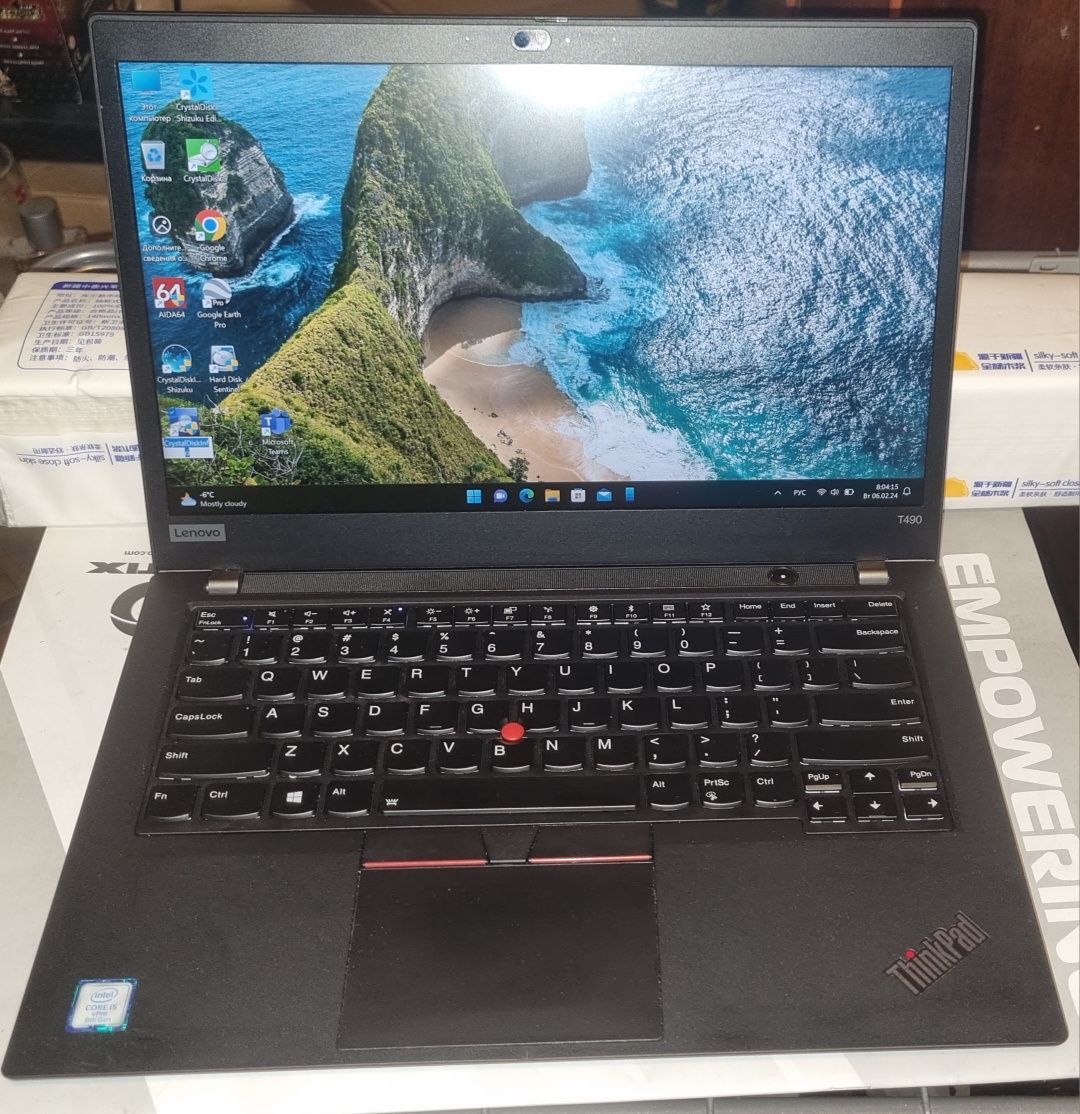 Ноутбук бизнес класса Lenovo ThinkPad T490 с сенсорным экраном!