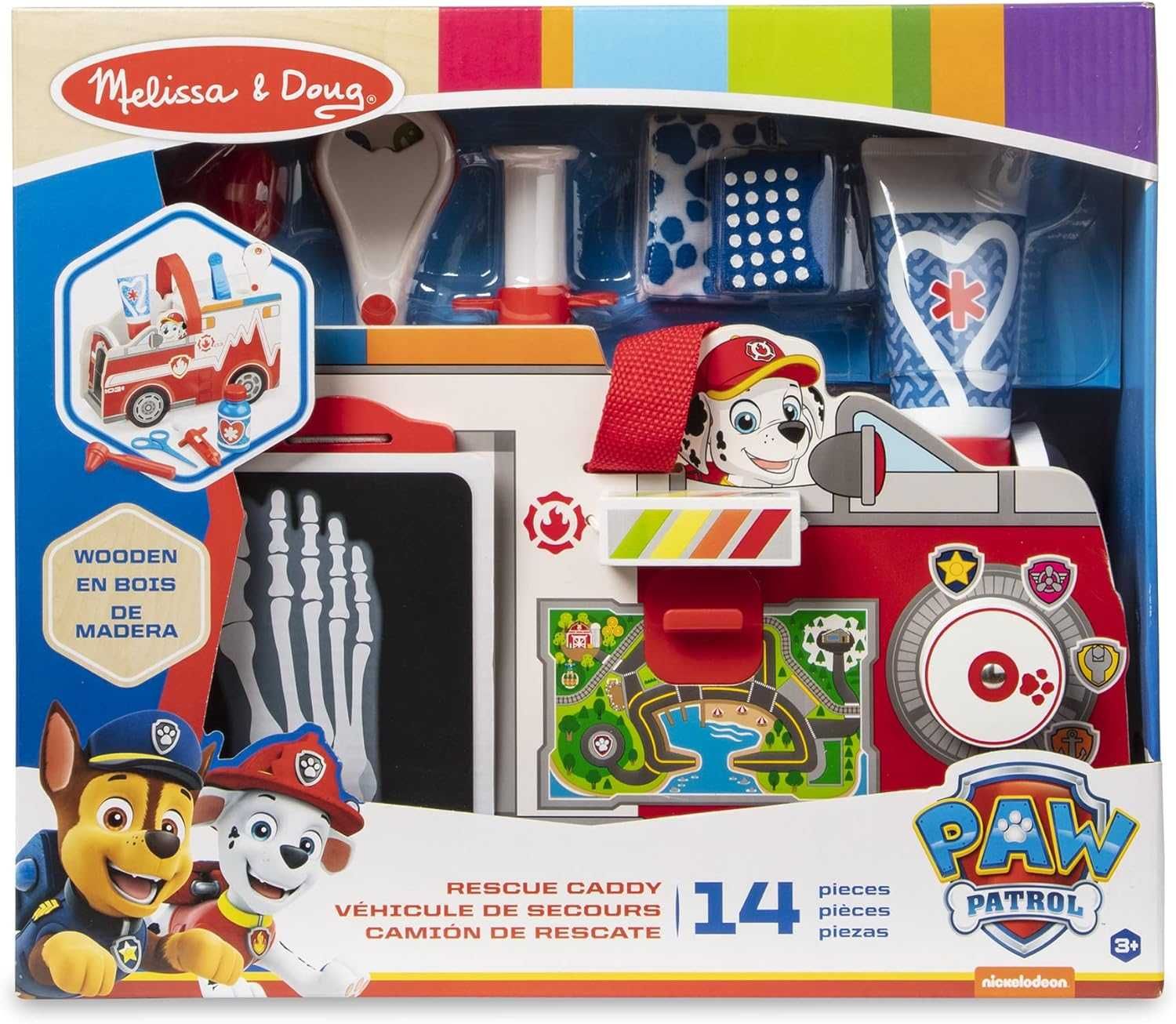 Дървен камион кола Докторски комплект Melissa and Doug Paw Patrol
