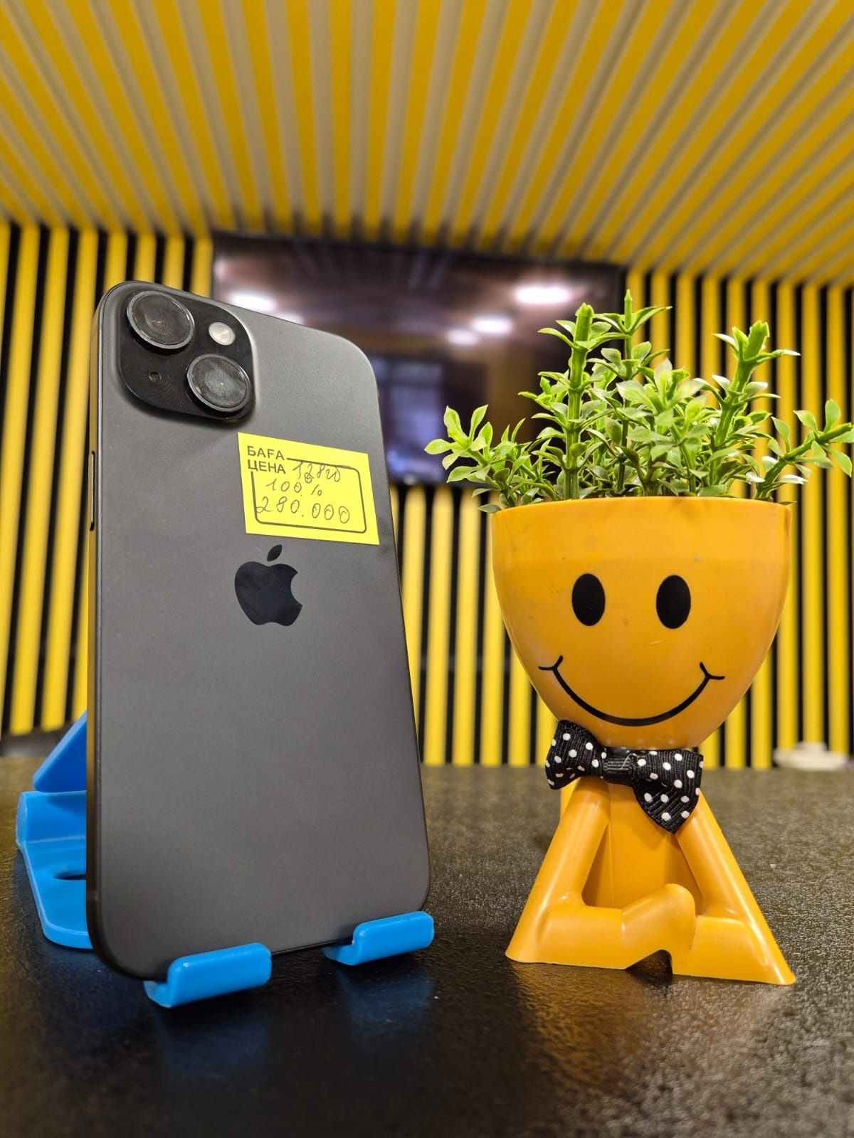 Iphone 15, 128гб, 100% акб, Kaspi 0-0-12