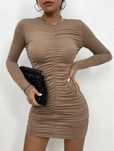 Rochie scurta fronsata noua cu eticheta
