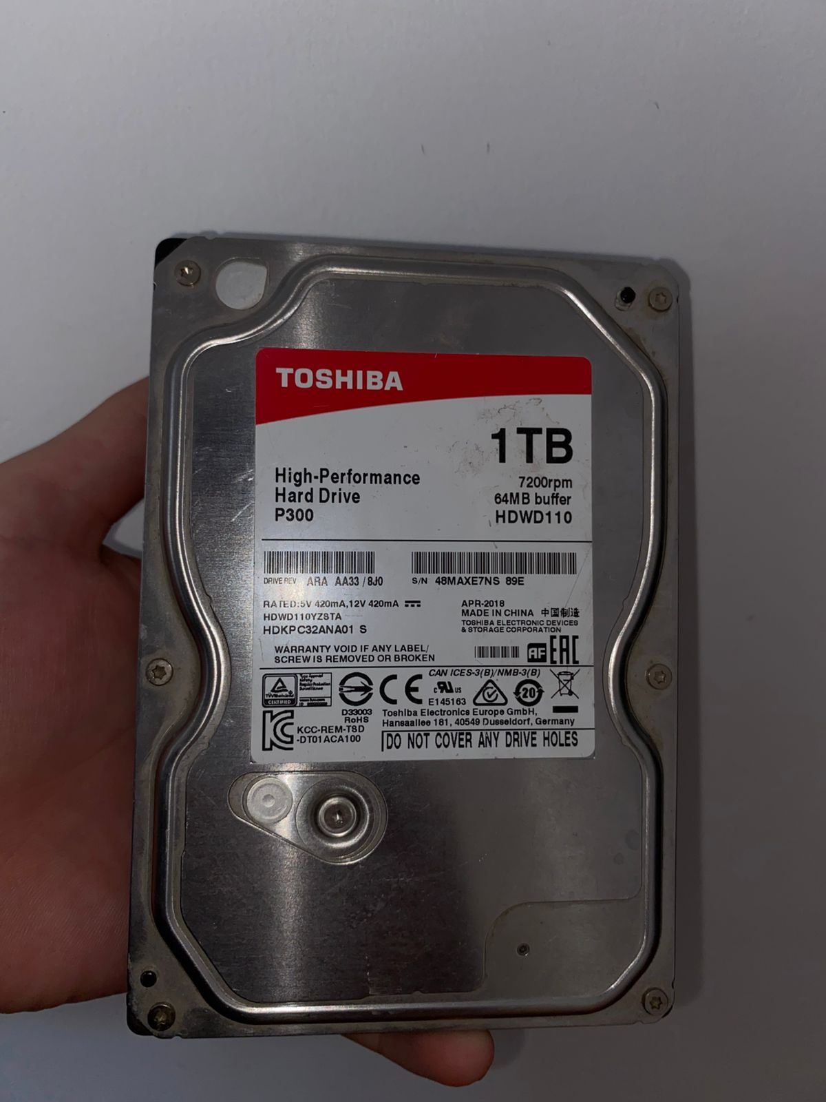 Жесткий диск на 1тб
