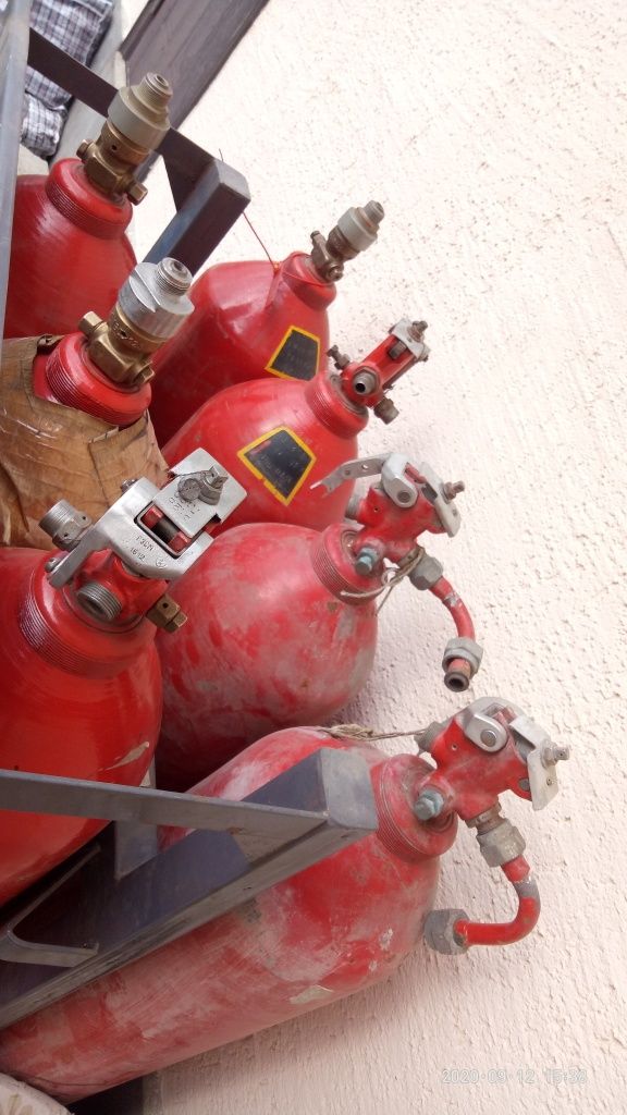 Система пожаротушения газовая