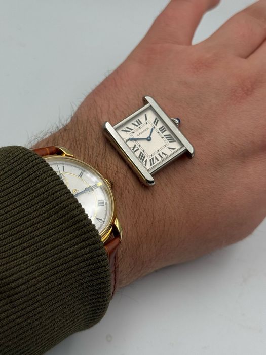 Cartier Tank Solo  3170 Quarz 24.5 mm  Pentru Piese Incomplect