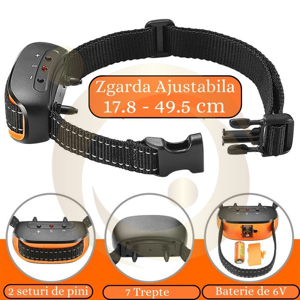 Zgarda Antilatrat Profesionala, Automata, cu 7 Nivele de Vibratie, Bip
