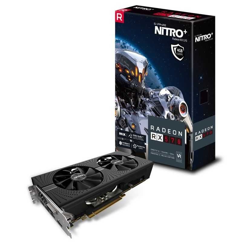 Видео карта SAPPHIRE Radeon RX 570 4GB Nitro+