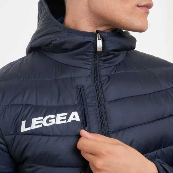 мъжко спортно яке Legea Monreal - черно и тъмносиньо