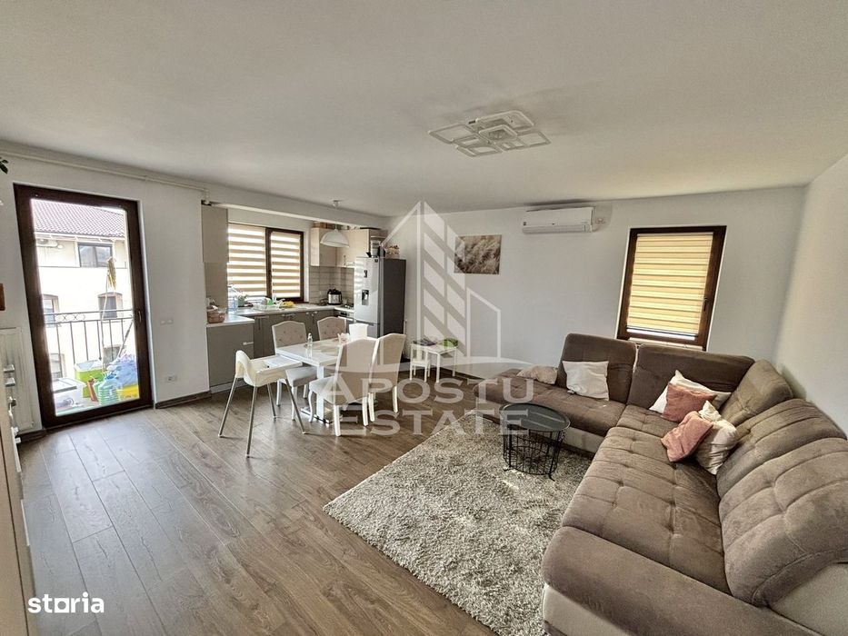 Apartament cu 2 camere complet mobilat si utilat in Giroc la asfalt.