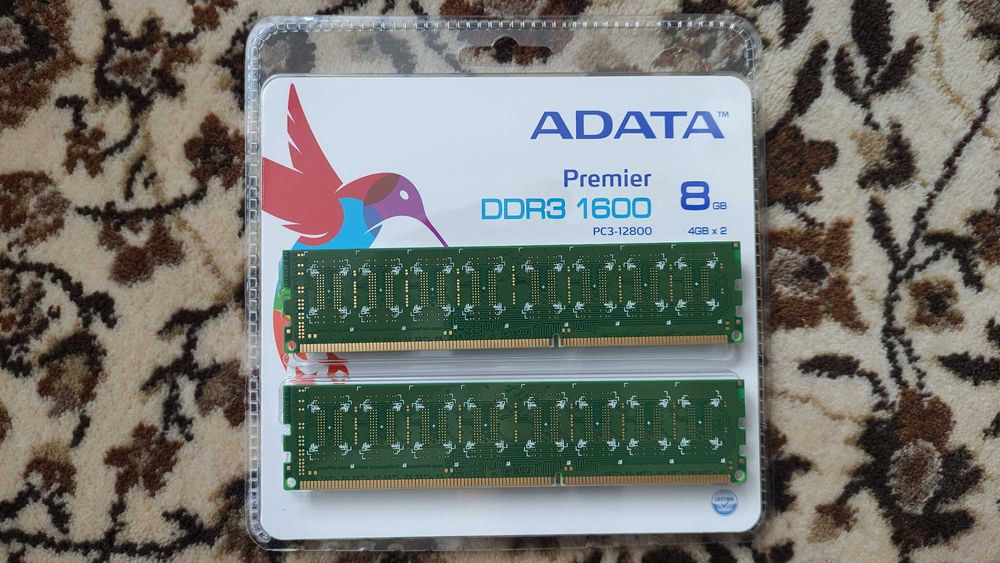 RAM памет ADATA DDR3 1600 8GB (4GB x 2)