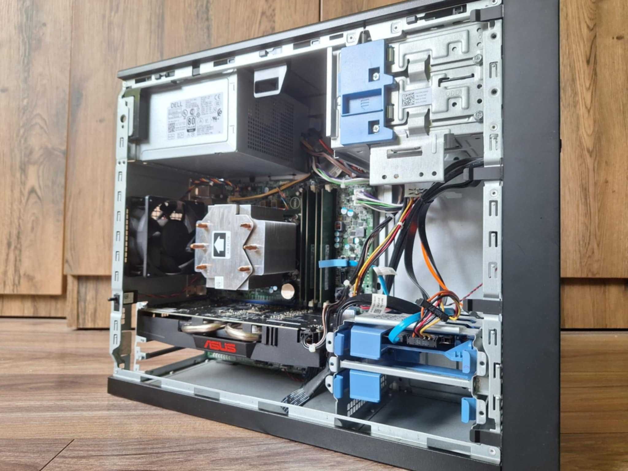 Бюджетен геймиг компютър Dell T3620 Intel i7 6700K-16 ram-GTX 1060 6gb