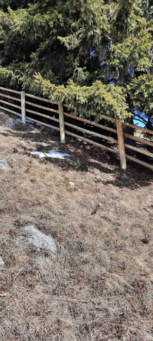 Gard din lemn rotund rustic tratat! - TIP RANCH AMERICAN - ROBUST