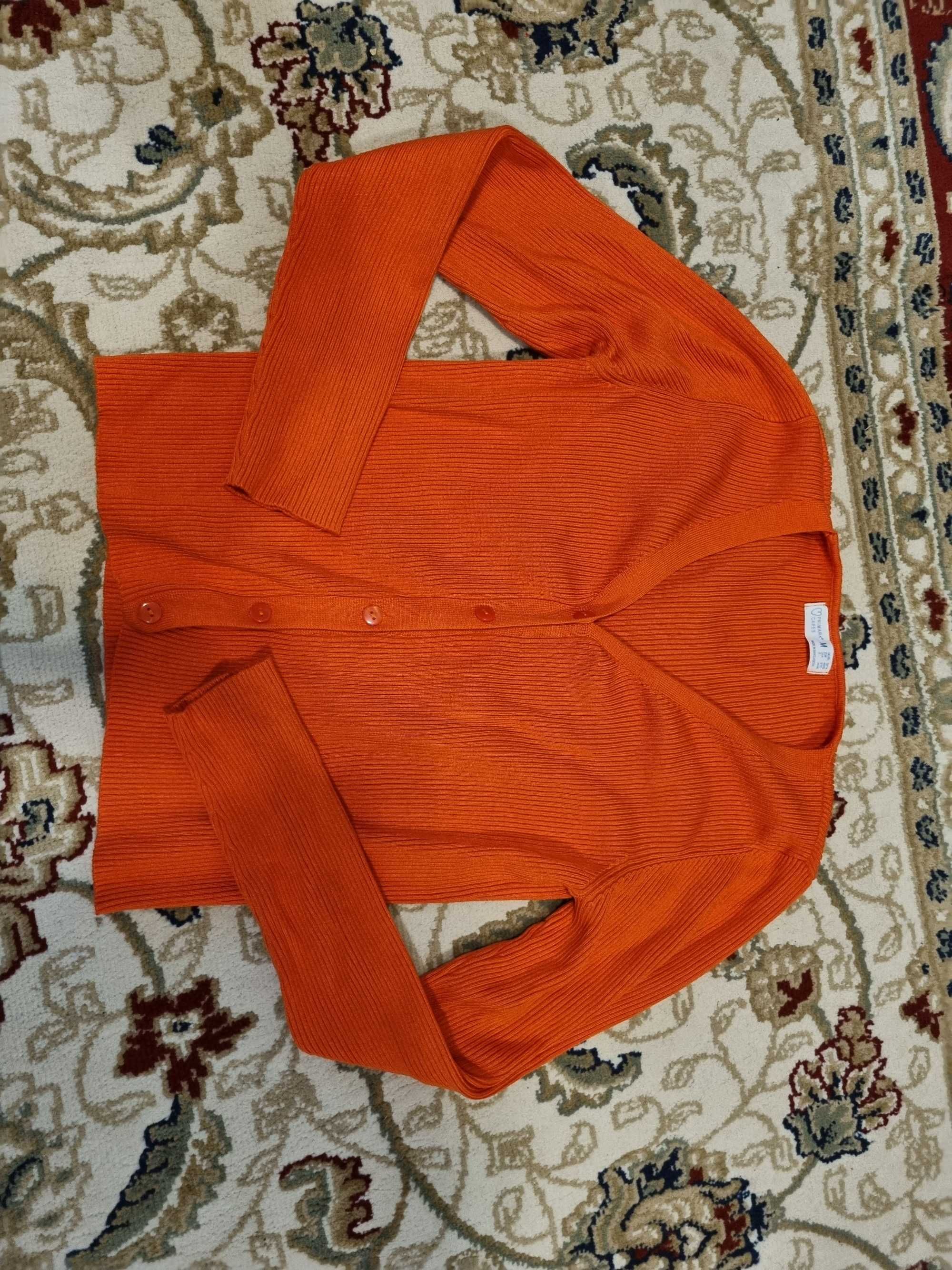 Cardigan portocaliu