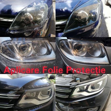 Polish Faruri ; Aplicare Folie Protecție