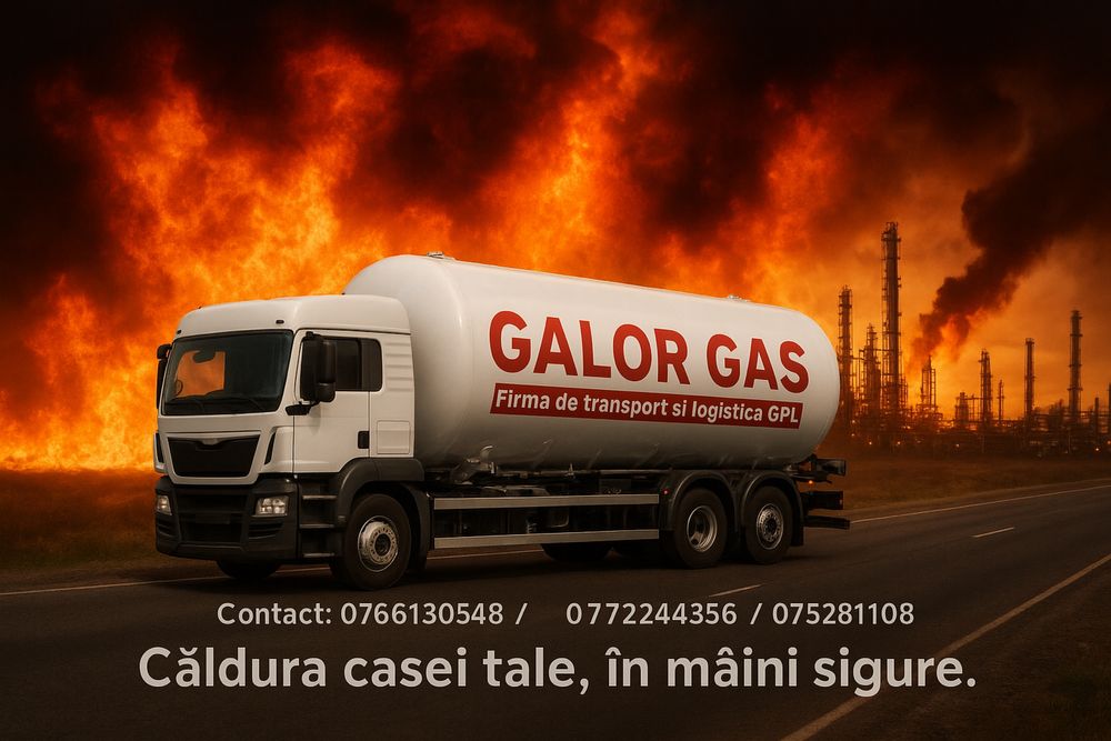 Livrare gaz propan incalzire casnică/industrial