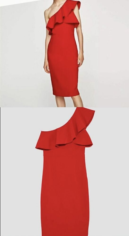 Rochie Zara XL rosie