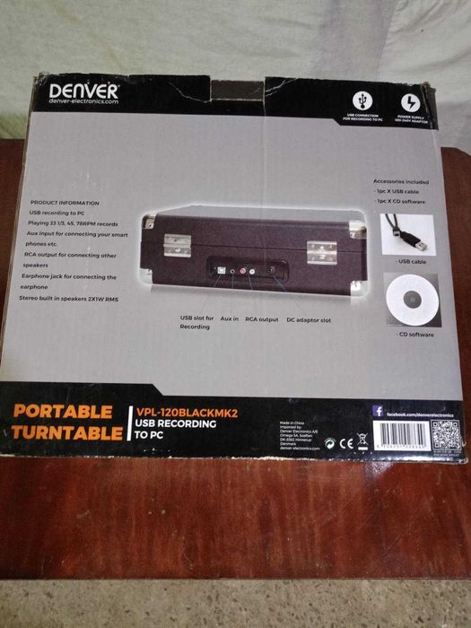 Pikup Denver  vpl-120blackmk2 - portabil