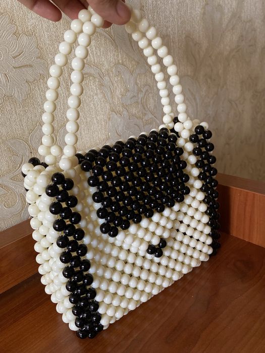 Сумка из бусин. ручная работа