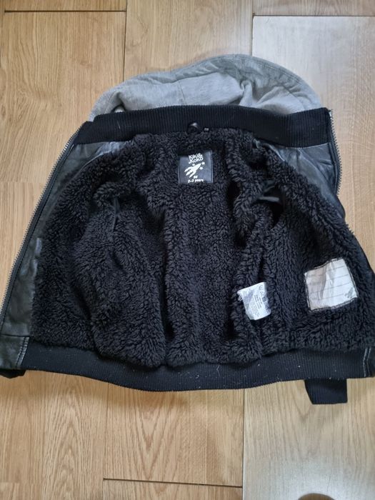 Geacă copi groasă îmblănită