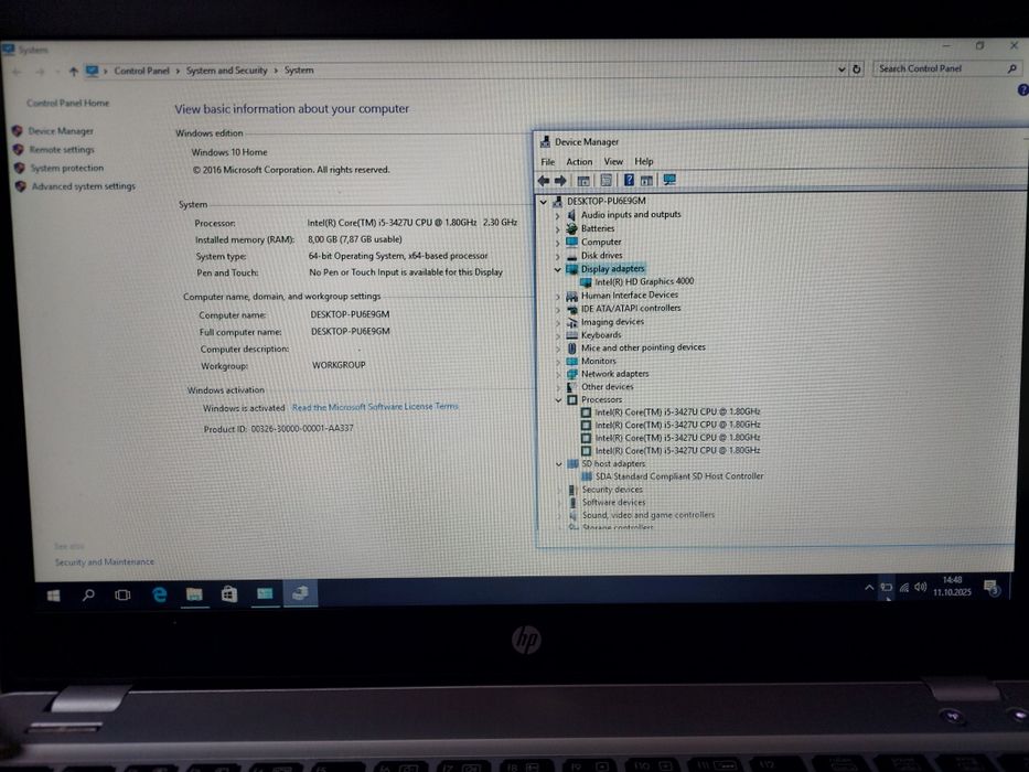 Laptop HP Elitebook i5