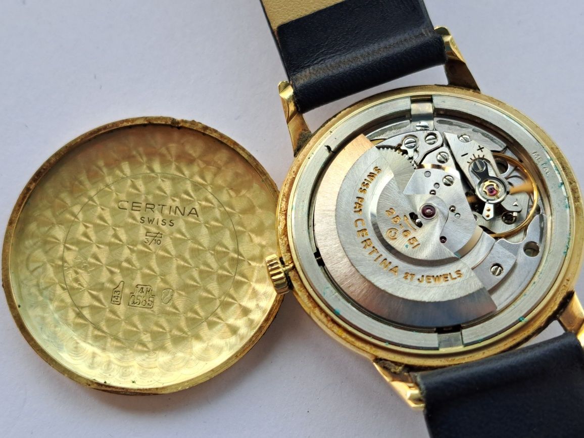 Ceas de Aur 14 K Certina Blue Ribon Automatic