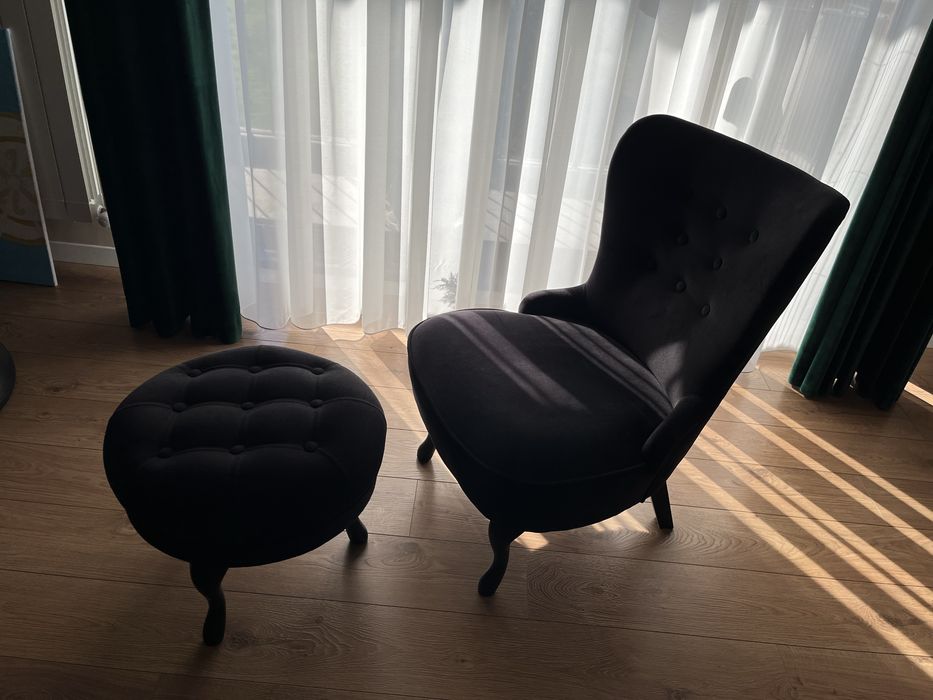 Fotoliu negru stare f buna